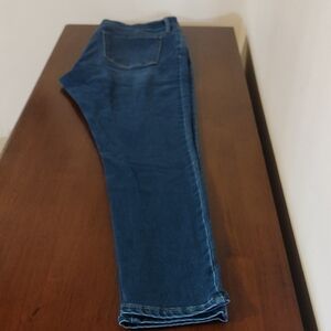 a.n.a Mid-Rise Blue Jeggings